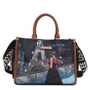 NICOLE LEE TONIGHT FOR YOU NYLON SATCHEL
